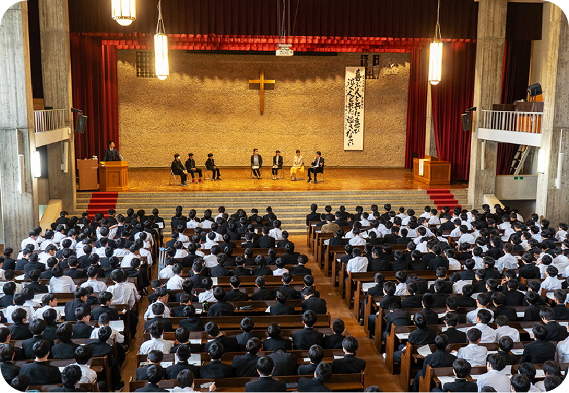 名古屋中学校／進路講演会