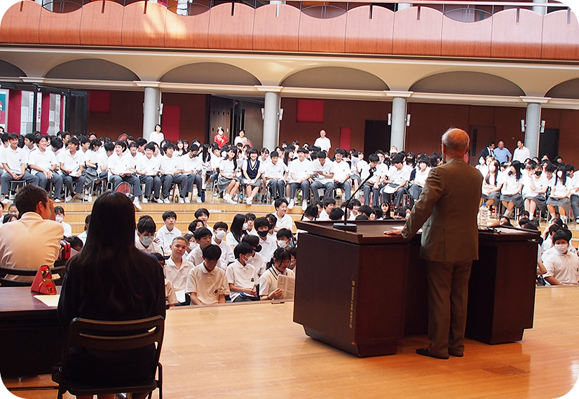 名古屋国際中学校／国際理解講演会